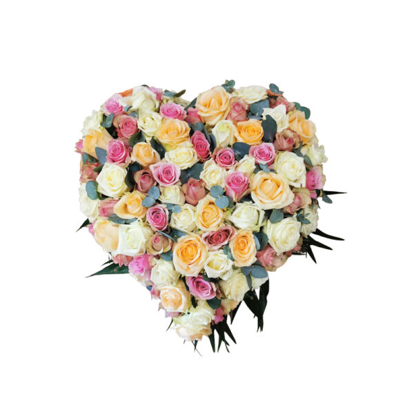 Cœur floral premium Gandy – Image 4