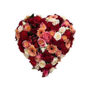 Cœur floral classique Gandy